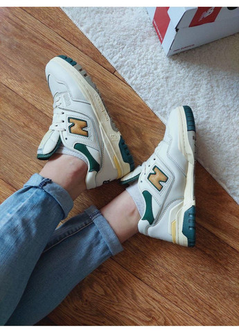 КРОСІВКИ ЖІНОЧІ NEW BALANCE 550 AIME LEON DORE NATURAL GREEN V2 НЬЮ БЕЛАНС 550 No Brand сірі демісезони (367177987)