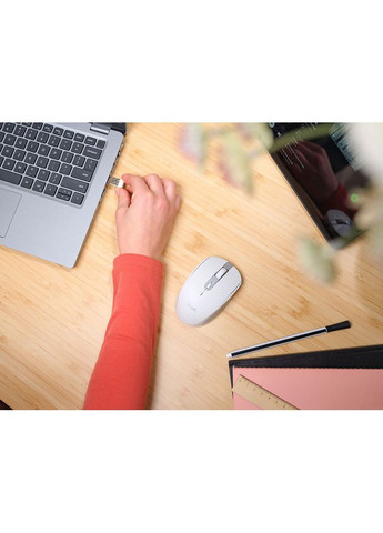 Миша Ozaa Compact Multi-Device Wireless Mouse White (24933) Trust (322912865)