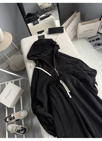 Женский флисовый костюм: тощие оверсайз + штаны на затяжках MonCher (368634184)