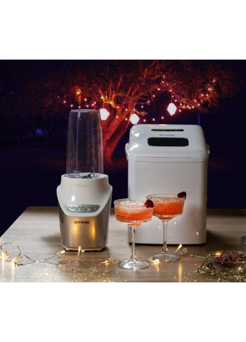 Ледогенератор бытовой, 12кг/сутки, 1 л, дисплей, белый Gorenje (360402978)