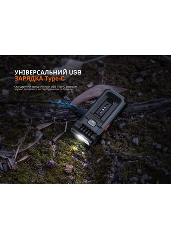 Ліхтар ручний SW05R-RED LED чорний (A-018013) Fenix (338622958)
