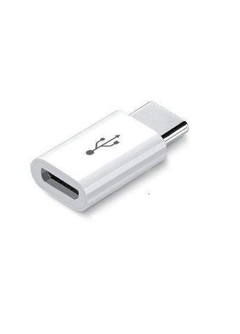 Адаптер Переходник microUSB - Type-C Gray (43236884) GT (334729151)