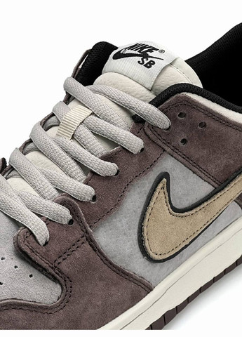 Коричневі Осінні кросівки чоловічі nike No Brand SB Dunk 991 Brown Grey