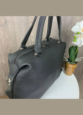 Большая женская сумка, городская сумка для девушек через плечо Черный No Brand (298997034)