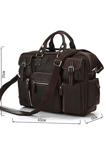 Сумка чоловіча 14052 Коричнева Vintage (331906617)