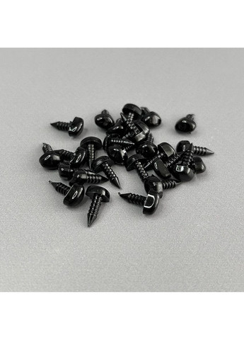 10 шт - Носик глянцевий для іграшок 8 мм - чорний Plus-plus (354796994)