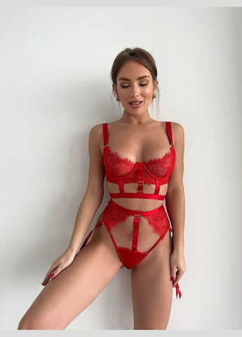 Красный демисезонный белье do2313/1 (красное) Ghazel