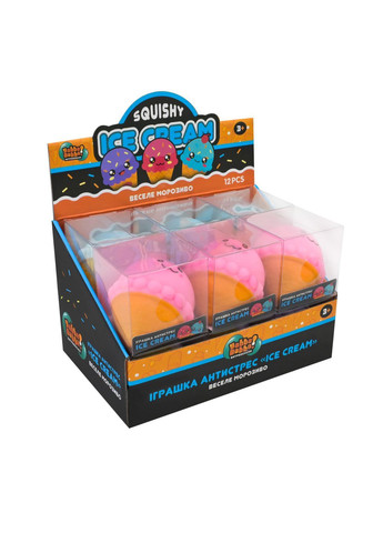 Антистресова іграшка YabbaDabba морозиво, набір з 12 штук, в асортименті - No Brand YD2524 (371926636)