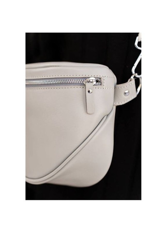 Сумка жіноча шкіряна через плече Vacation сірий краст The Wings (302008476)