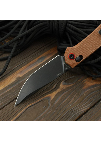 Ніж Складаний SRM Asika 411L-MN (14C28N, Micarta) Axis (361148950)