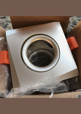 Алюминиевый квадратный врезной светильник 47-1241 AL-SATIN No Brand (370069530)