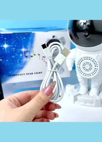 Музичний нічник - проектор зоряного неба Астронавт Star Bluetooth пультом 8 режимів 6638 No Brand (317433690)