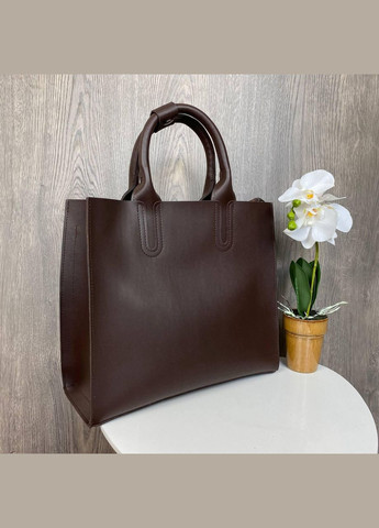 Жіноча сумка замшева через плече з ручками зміїний принт коричнева (sku_817КН) No Brand (330575665)