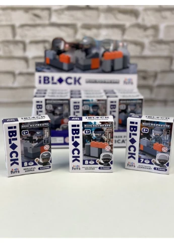 Конструктор блочний спецвідряд Kids hits IBLOCK JUNIOR, 12 шт, в асортименті - No Brand KH42/002/1/2/6 (374662000)