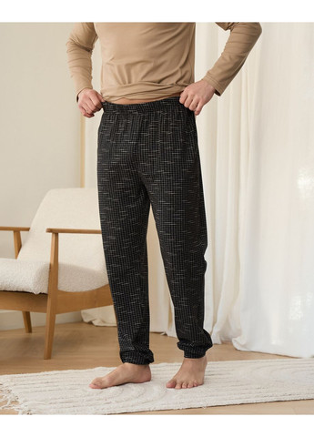 Мужской комплект со штанами в полоску - Gentleman Tom John 93549 Nicoletta (372609961)