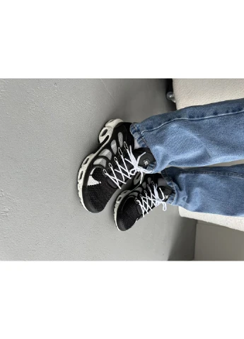 Белые демисезонные кроссовки мужские nike air max tn terrascape plus black/white найк аир макс тн плюс белые No Brand