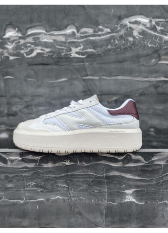 КРОССОВКИ ЖЕНСКИЕ NEW BALANCE CT 302 WHITE BROWN НЬЮ БЕЛАНС CT302 No Brand белые демисезоны (367170818)