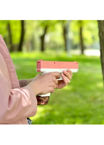 Водяний пістолет акумуляторний електричний Water Gun Glock, ( LK-1- Pink ) UKBOO (vodyaniy-pistolet-ukboo-akumulyatorniy-elektrichniy-water-gun-glock-rozheviy-lk-1-pink-) (338435365)