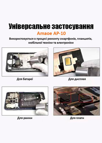 Праймер AP-10 підсилювач адгезії, ґрунт для скотчу, пластику 10мл Amaoe (317204198)