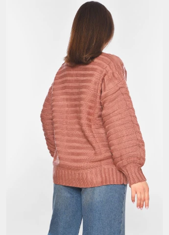 Жіночий кардиган однотонний темно-рожевого кольору Let's Shop (324992606)