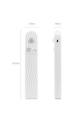 LED стрічка 3м від батарейок або powerbank з датчиком руху і сенсором освітленості теплий білий світіння No Brand 7528 (299386646)
