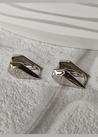 Сережки сріблясті ксюпінг xuping серце родій медичний сплав Xuping Jewelry (337503331)