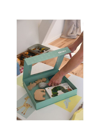 Набір посуду Savannah Bloom металевий подарунковий 4+, арт. 913638 Beaba (370271567)