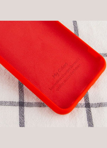 Силіконовий чохол для Mi 10 lite Червоний мікрофібра soft touch Xiaomi (322211825)