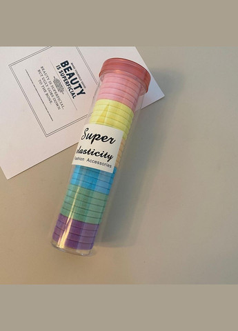 Набір резинок для волосся 24 шт Різнокольоровий (AN0103210) ANbeauty (360768455)