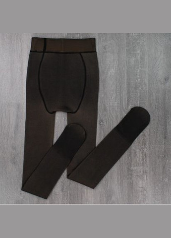 Колготки "Имитция голых ножек" на флисе, эффект утяжки, тёплые капроны 20 DEN No Brand (306558616)