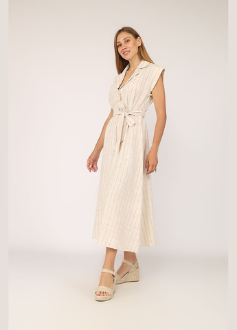 Бежевое платье-рубашка женское цвет бежевый cb-00276509 Reyon