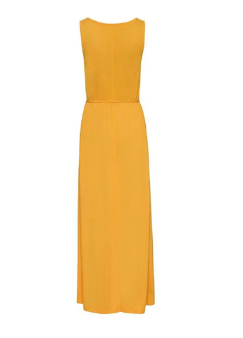 Жовтий повсякденний сукня жіноча з вікози уцінка Esmara однотонна