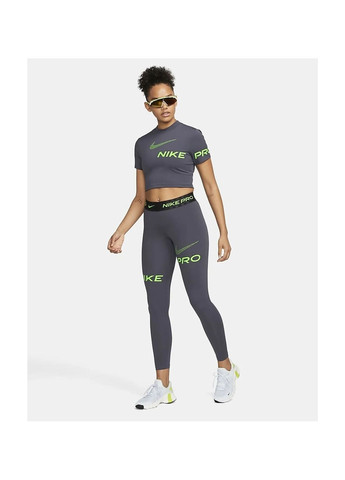 Женская футболка Pro Dri-Fit Grey Nike - (365962537)