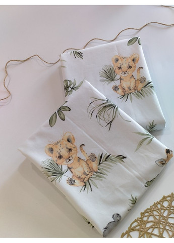 Пелюшки непромокальні бавовняні на махровій мембрані, розмір 47*47 No Brand (370370144)