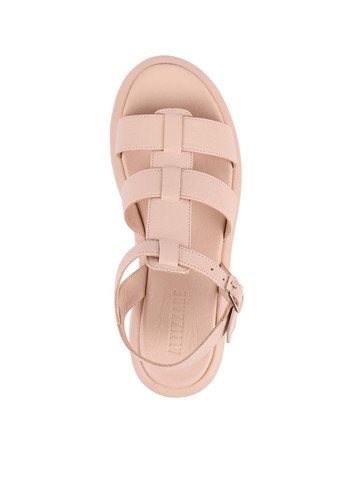 Бежевые женские сандалии 20006 бежевый кожа Attizzare