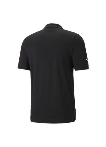 Черная футболка-поло scuderia ferrari race polo shirt men для мужчин Puma однотонная