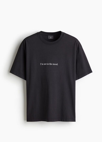 Чорна футболка H&M