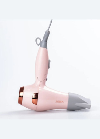 Фен для волосся HPV432 з концентратором 1000 Вт Рожевий VGR (305389871)