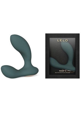 Смарт-масажер простати LELO Hugo 2 Green, 2 мотори, підвищена потужність No Brand (366879246)