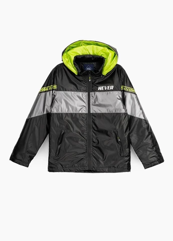 Чорна куртка для хлопчика 8629 128 см (2000989897637d) shop (2000989897637) Неслухнянки