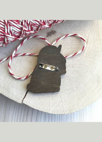 Значок з дерева "Мопс в костюмі єдинорога" Cozy-Up (276003831)