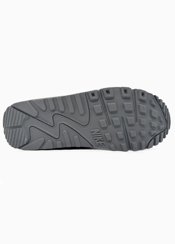 Темно-сірі Осінні кросівки чоловічі nike air max 90 dark grey | найк аір макс 90 темно-сірі No Brand