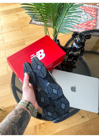 Сірі Осінні кросівки чоловічі і жіночі new balance 9060 grey black blue orange | нью беланс 9060 сірі No Brand