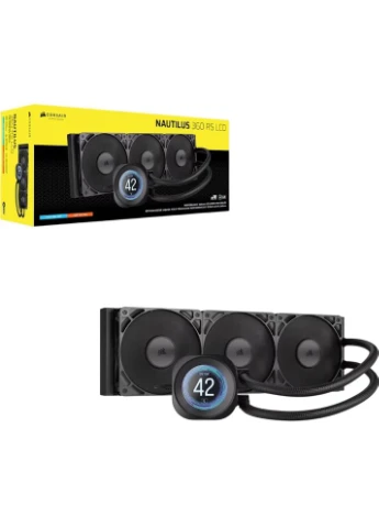 Система водяного охлаждения Nautilus 360 RS LCD Black (CW-9061033-WW) Corsair (375784359)