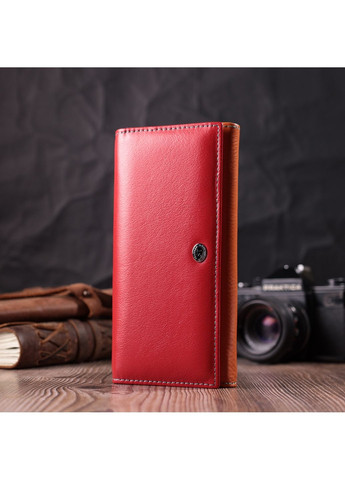Жіночий шкіряний гаманець 18,5х9х3 см st leather (288048995)