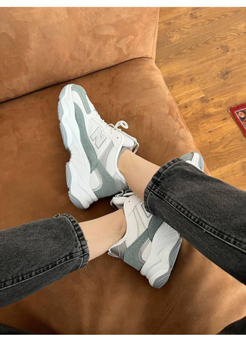 Сірі Осінні кросівки чоловічі new balance 990 grey white v2 нью беланс 990 No Brand