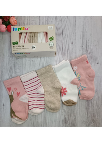 Комбинированные набор носков для девочки Lupilu (360730338)