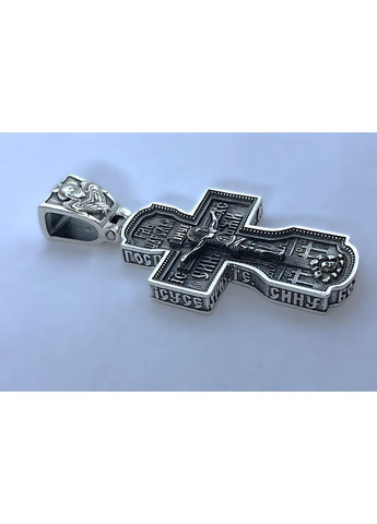 Мужской православный крест с молитвой Серебро 925. Кулон защитный Святой Николай DeLoS (355877828)