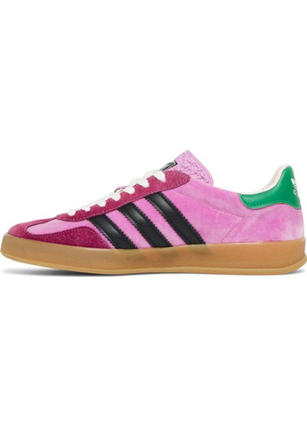 Рожеві кросівки x gucci gazelle pink — 707864 9stu0 5960/hq7084 No Brand