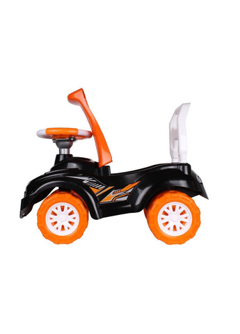 Прогулянковий автомобіль толокар з електронним кермом Драйвер Чорний (40350672946) ТехноК (371191551)